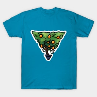 Orange Triangle Tree T-Shirt